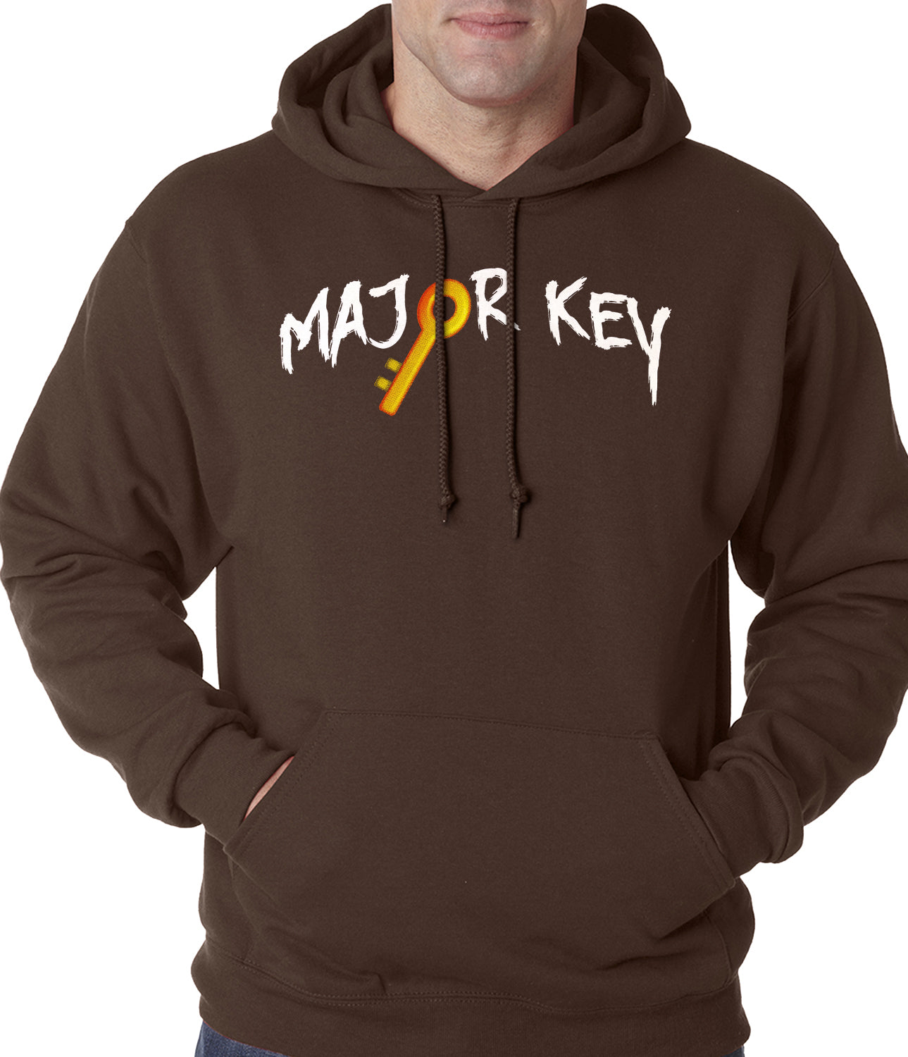 Major Key To Succes Emoji Key Adult Hoodie