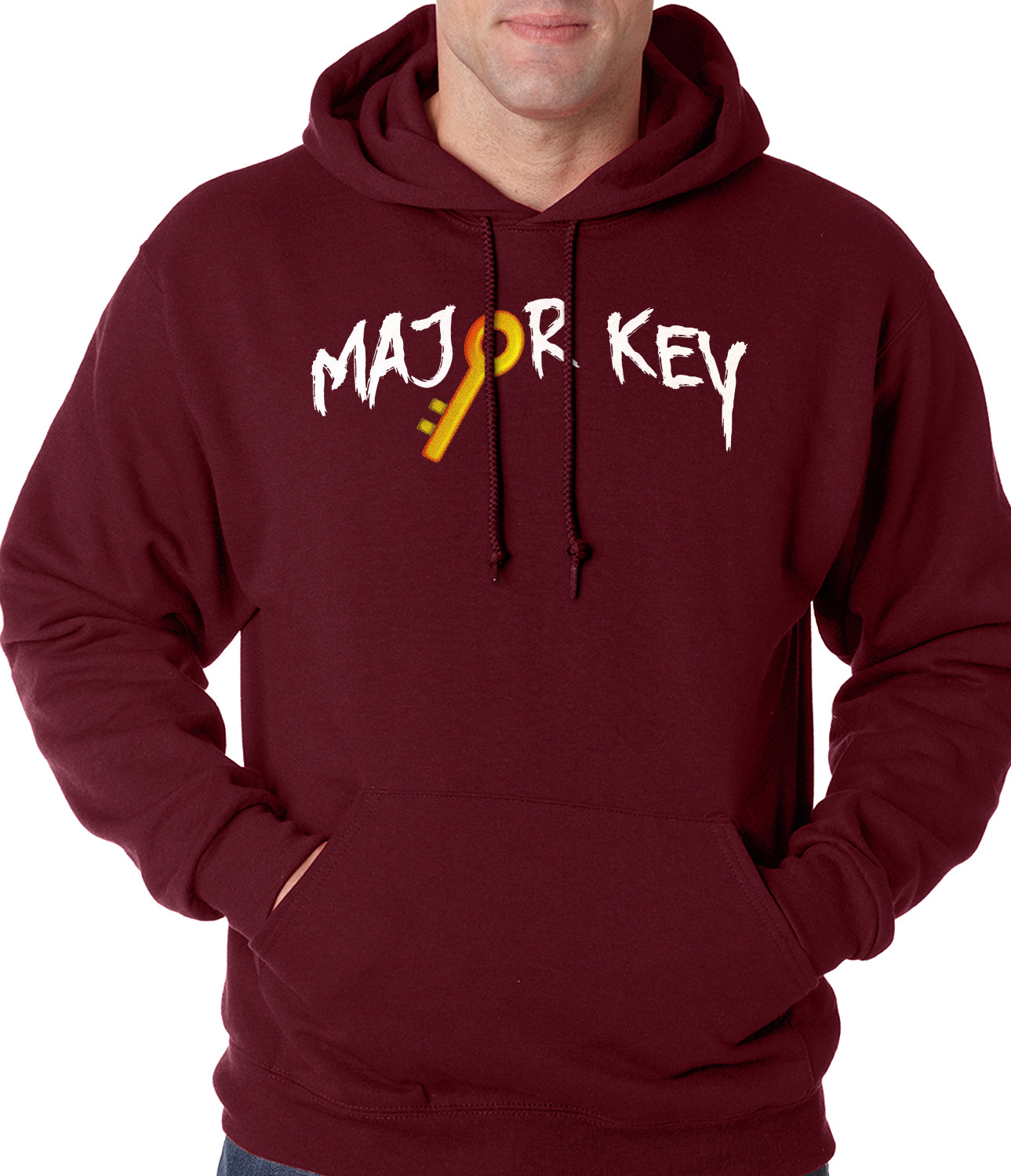 Major Key To Succes Emoji Key Adult Hoodie