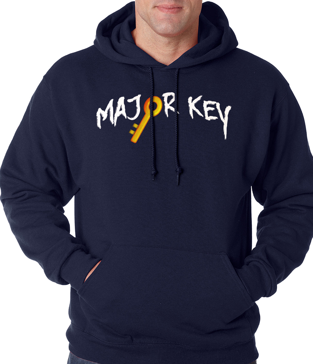 Major Key To Succes Emoji Key Adult Hoodie