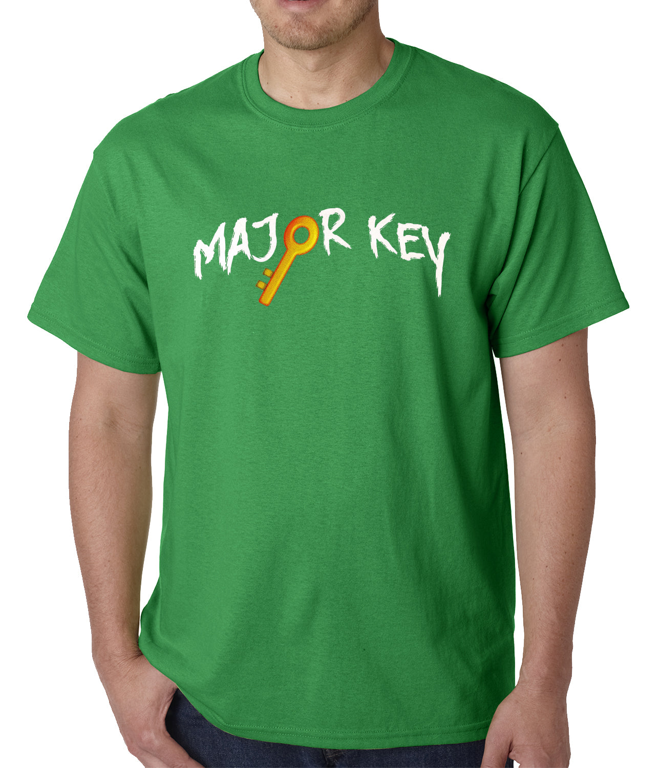 Major Key To Succes Emoji Key Mens T-shirt