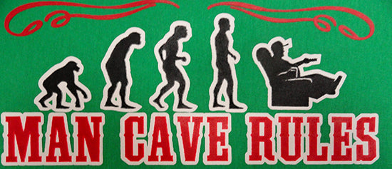 Man Cave Rules Adult Hoodie