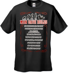 Man Cave Rules Men's T-Shirt