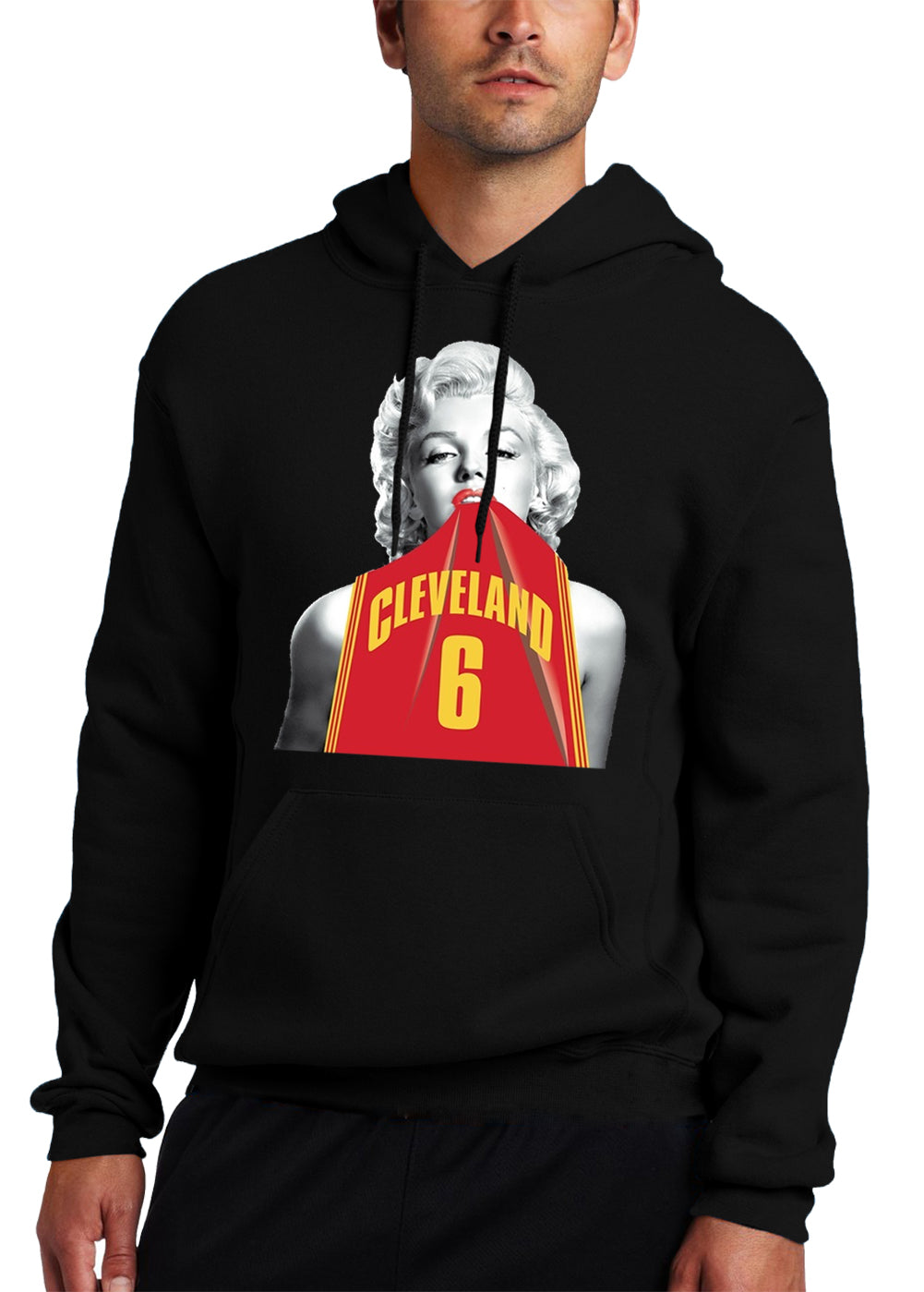 Marilyn Basketball Jersey #6 Adult Hoodie