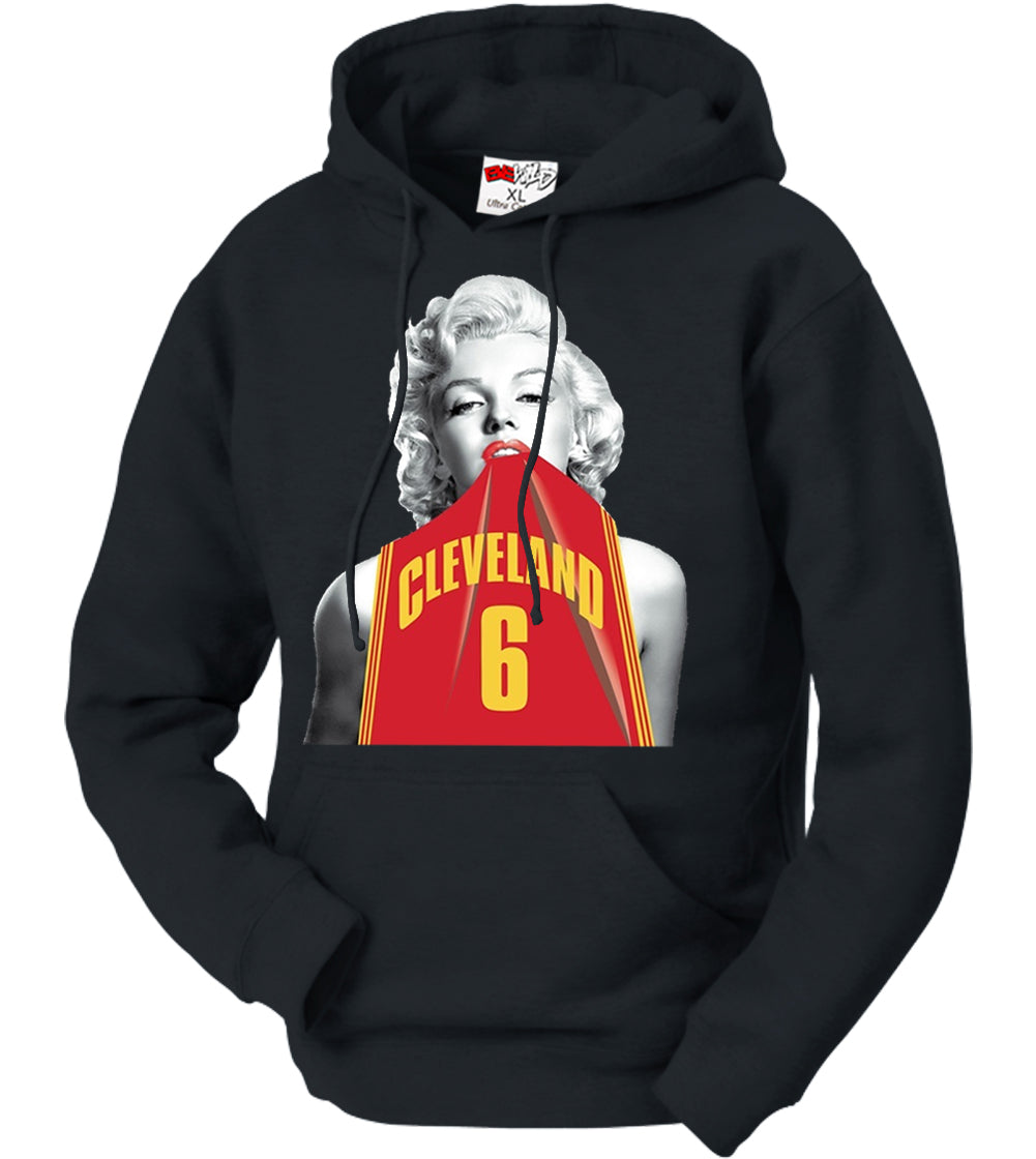 Marilyn Basketball Jersey #6 Adult Hoodie