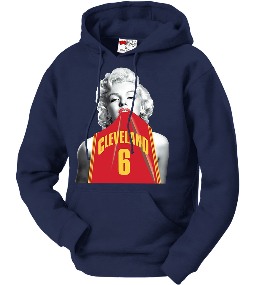 Marilyn Basketball Jersey #6 Adult Hoodie