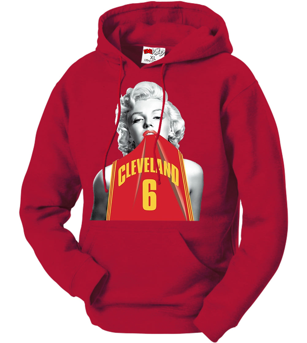 Marilyn Basketball Jersey #6 Adult Hoodie