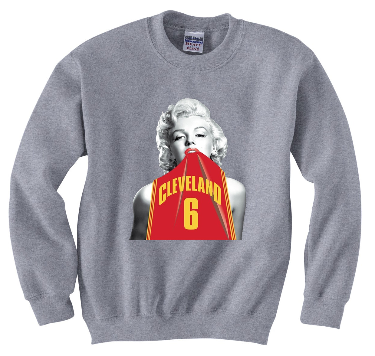 Marilyn Basketball Jersey #6 Crewneck Sweatshirt