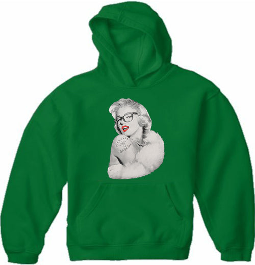 Marilyn Monroe Diamonds Girl's Best Friend Adult Hoodie