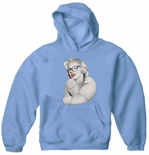 Marilyn Monroe Diamonds Girl's Best Friend Adult Hoodie