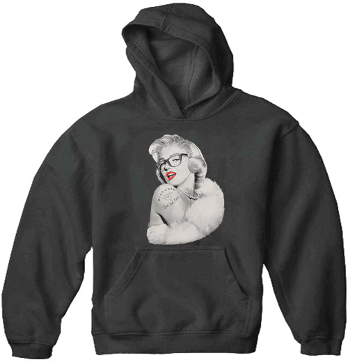 Marilyn Monroe Diamonds Girl's Best Friend Adult Hoodie