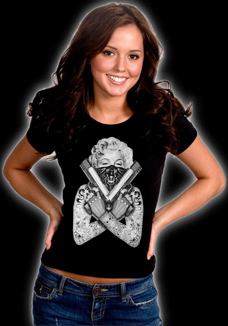 Marilyn Monroe "Gangster" Girls T-Shirt