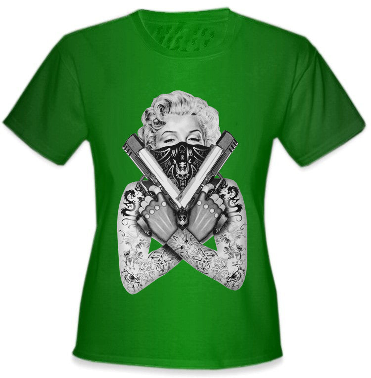 Marilyn Monroe "Gangster" Girls T-Shirt