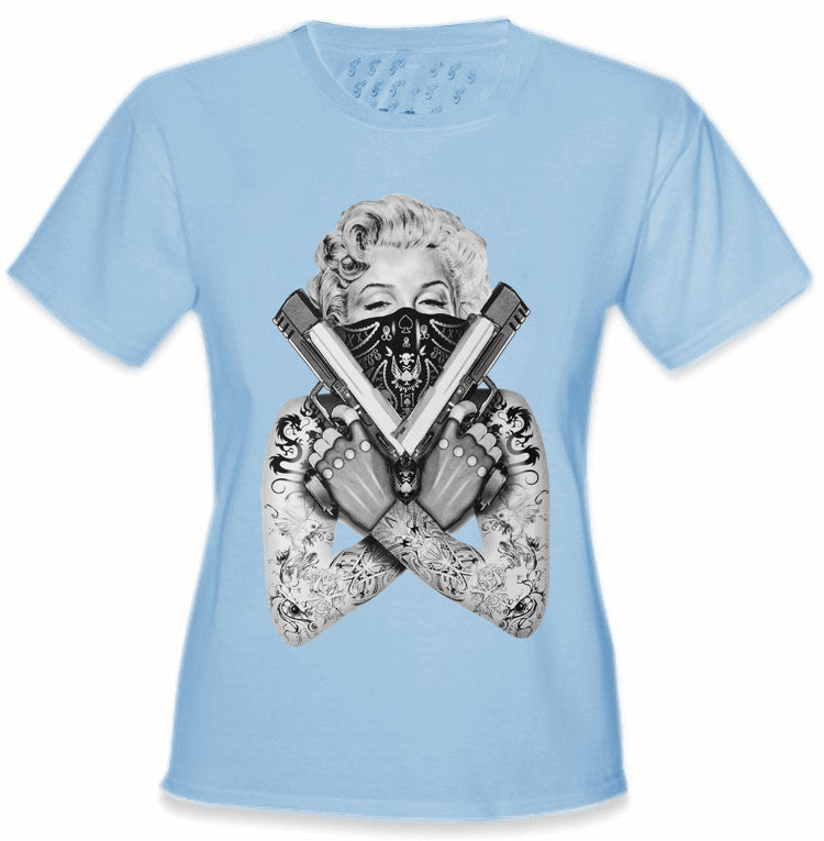 Marilyn Monroe "Gangster" Girls T-Shirt