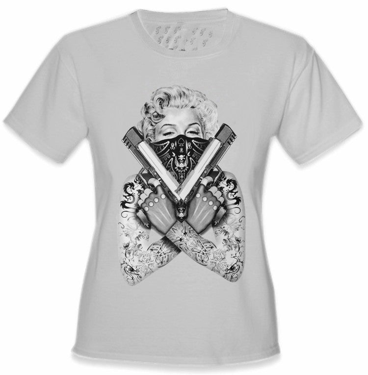 Marilyn Monroe "Gangster" Girls T-Shirt