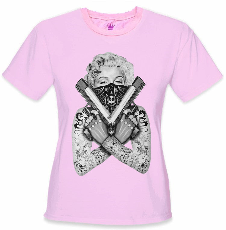 Marilyn Monroe "Gangster" Girls T-Shirt