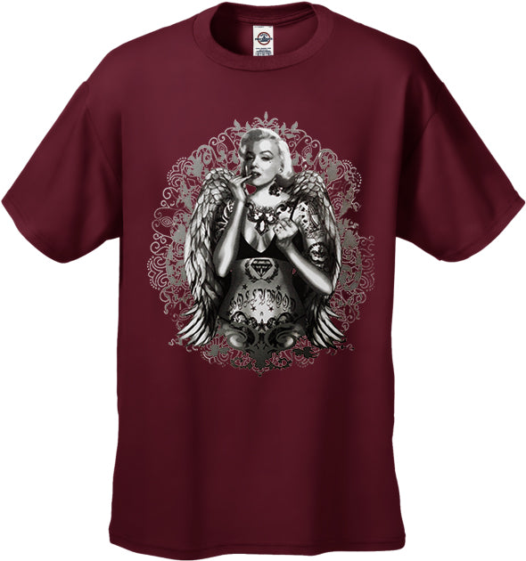 Marilyn Monroe Hollywood Tattoo Men's T-Shirt