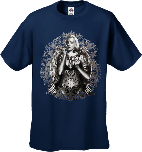 Marilyn Monroe Hollywood Tattoo Men's T-Shirt