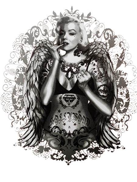 Marilyn Monroe Hollywood Tattoo Men's T-Shirt