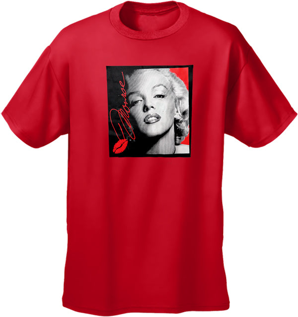 Marilyn Monroe Lipstick Classic Celebrity Men's T-Shirt