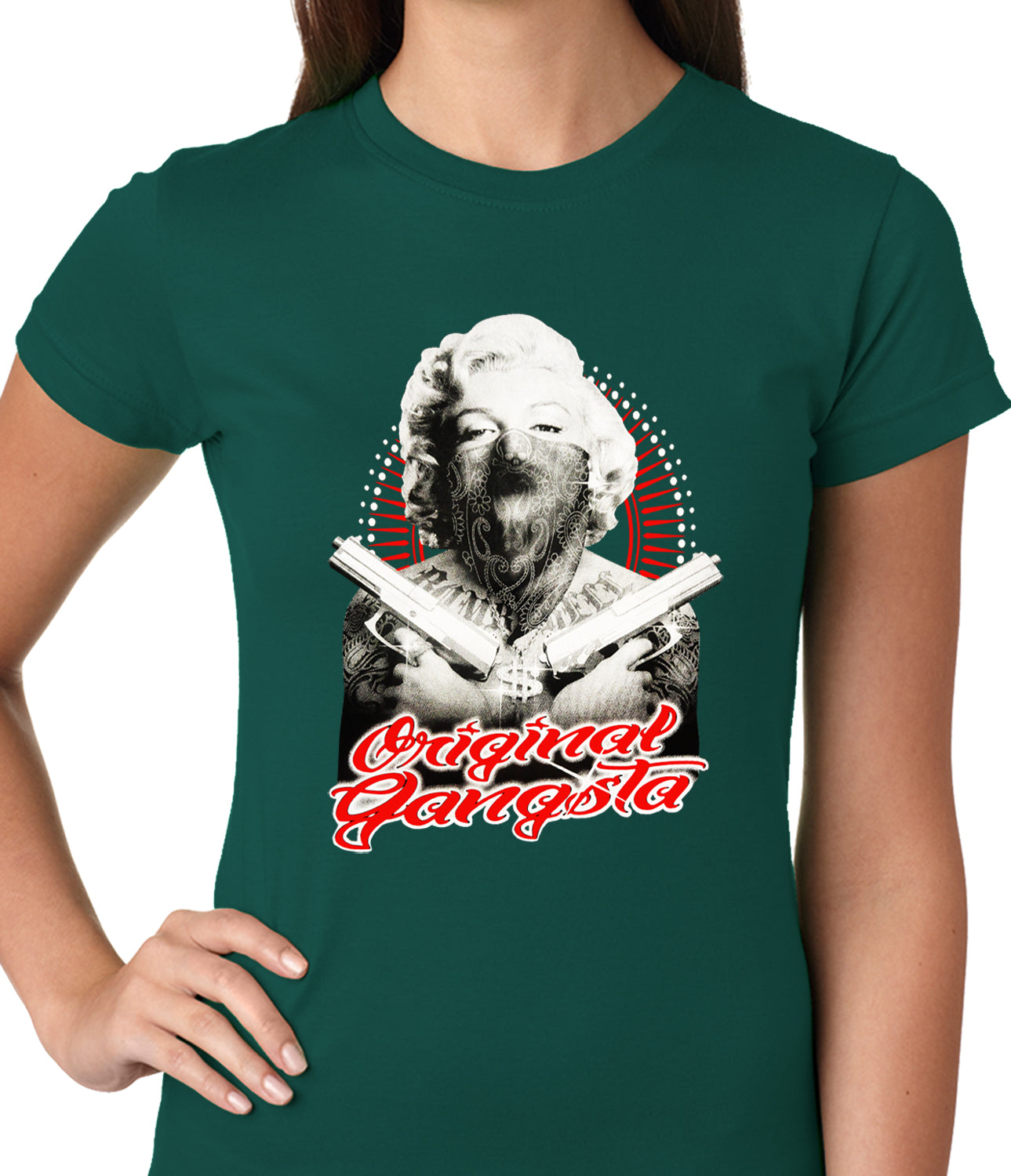 Marilyn Monroe "Original Gangster" Ladies T-shirt