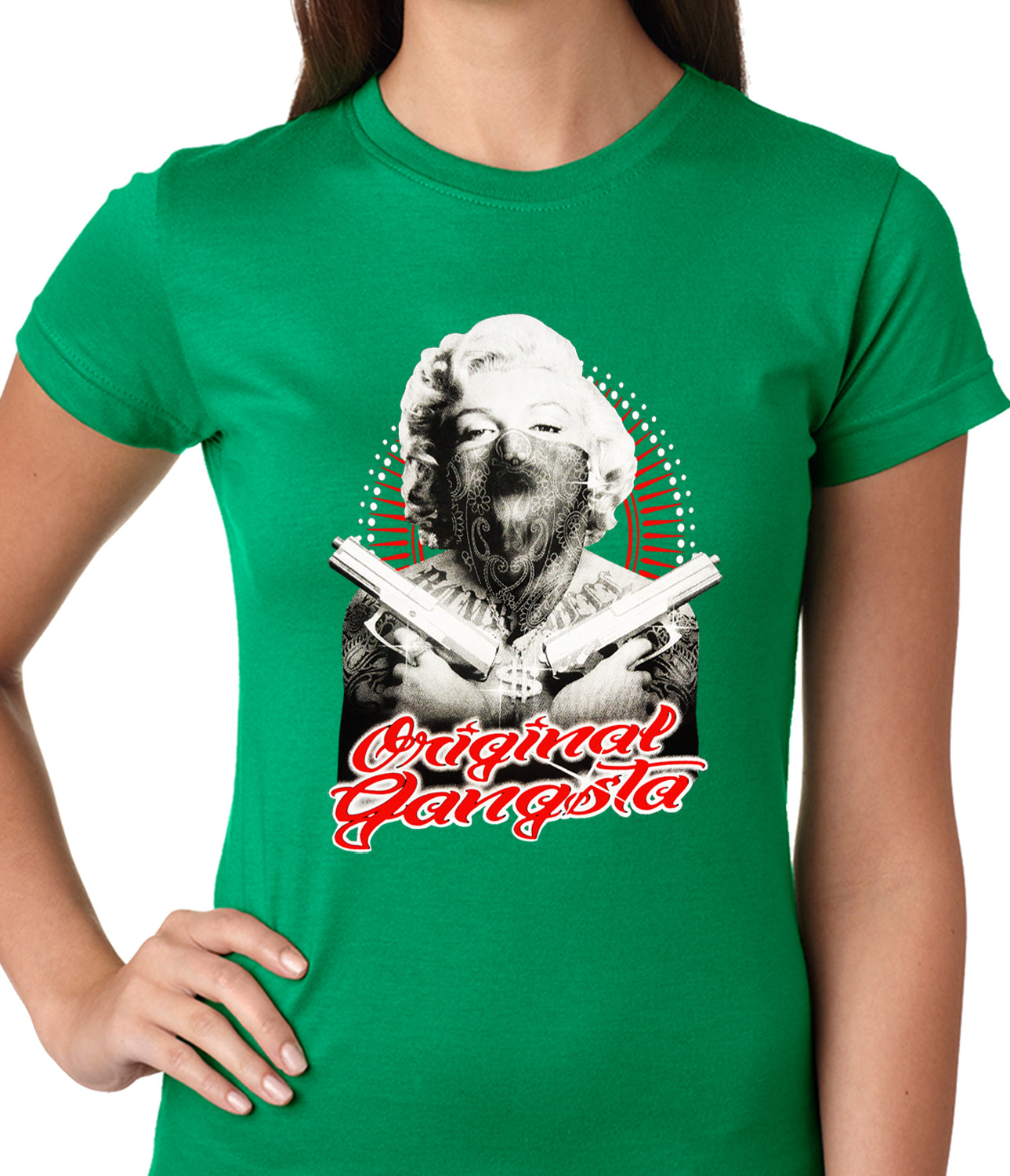 Marilyn Monroe "Original Gangster" Ladies T-shirt