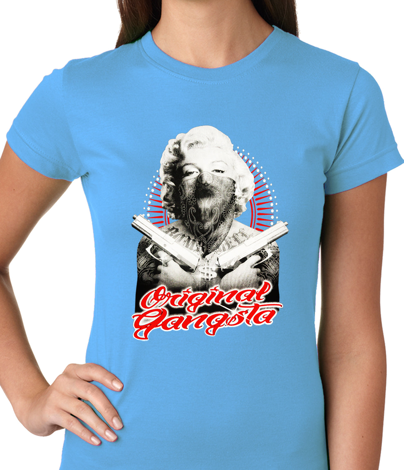 Marilyn Monroe "Original Gangster" Ladies T-shirt