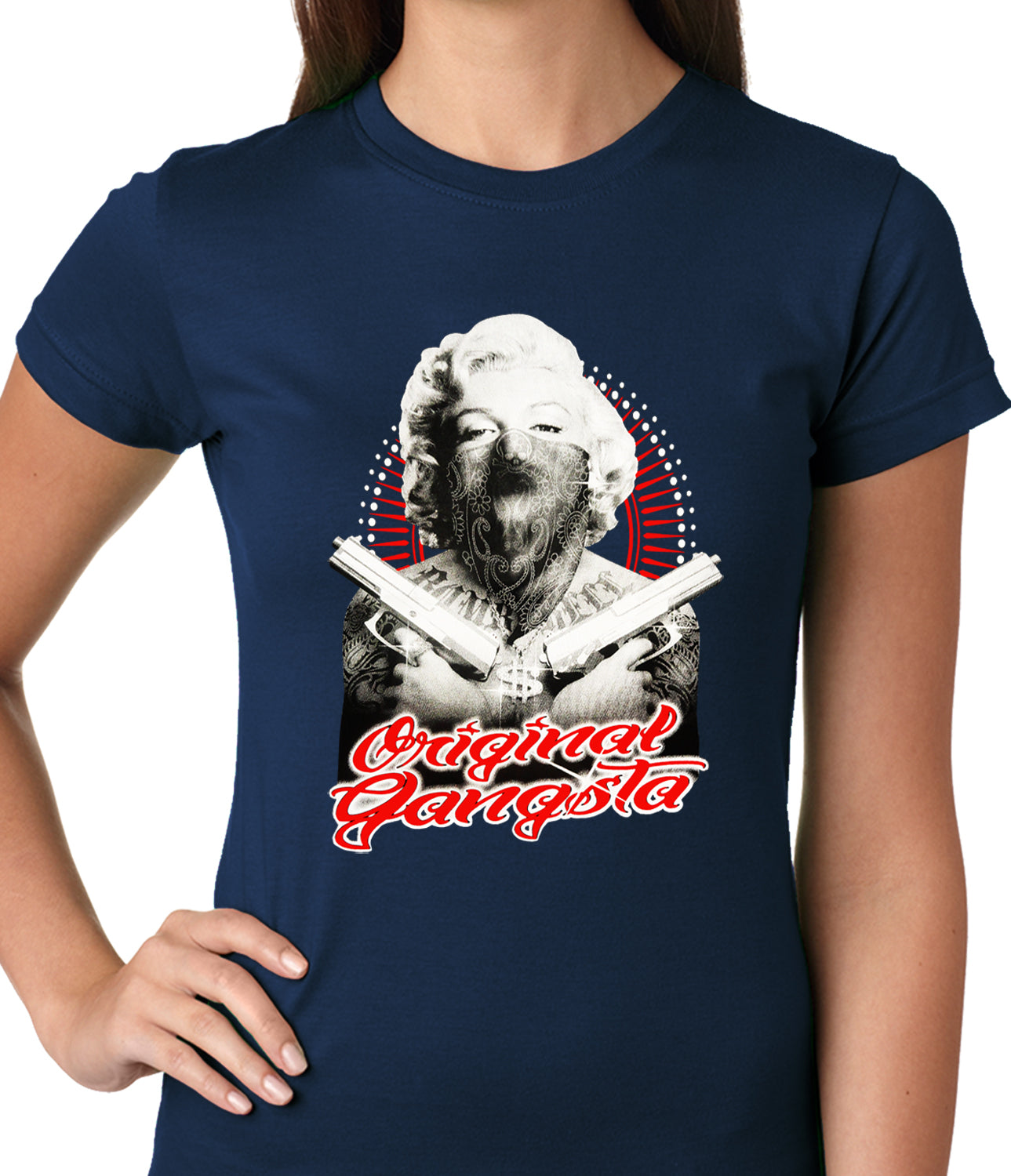 Marilyn Monroe "Original Gangster" Ladies T-shirt