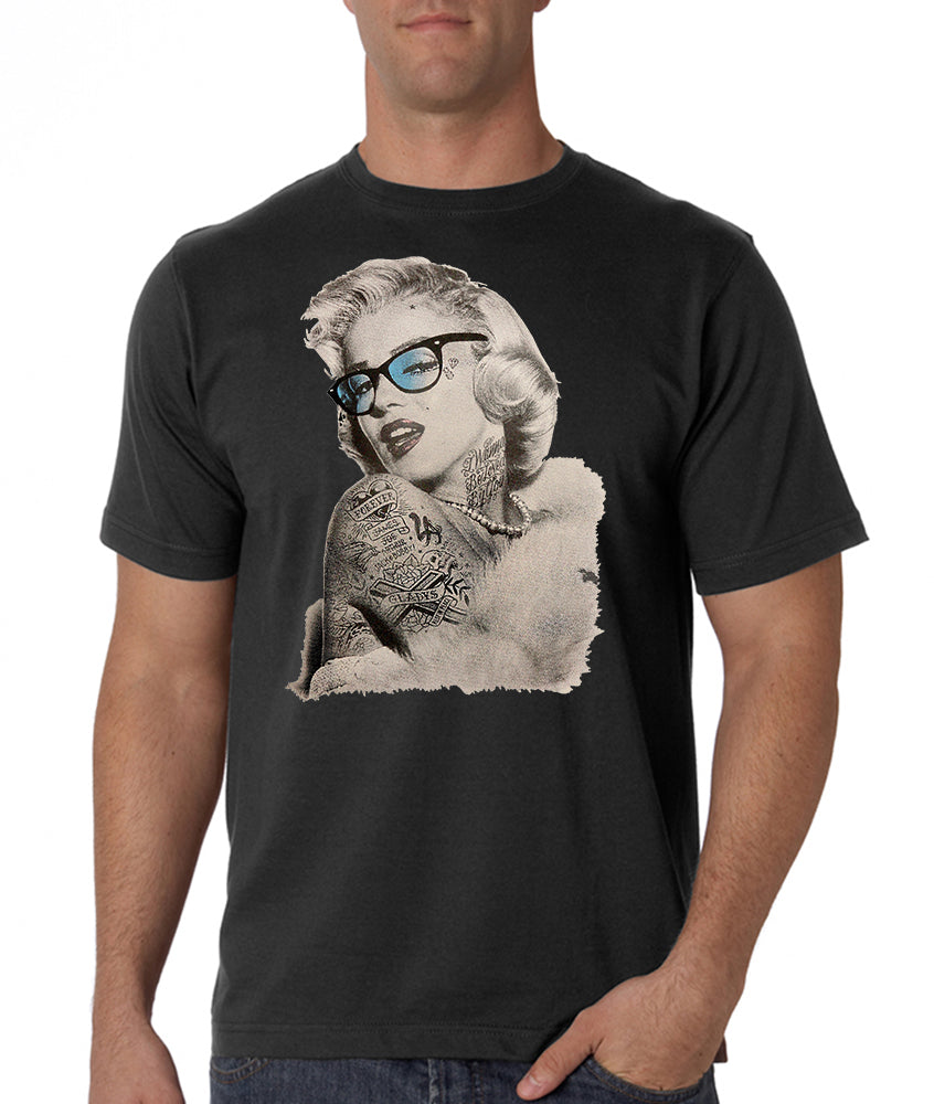 Marilyn Monroe Retro Tattoo Men's T-Shirt