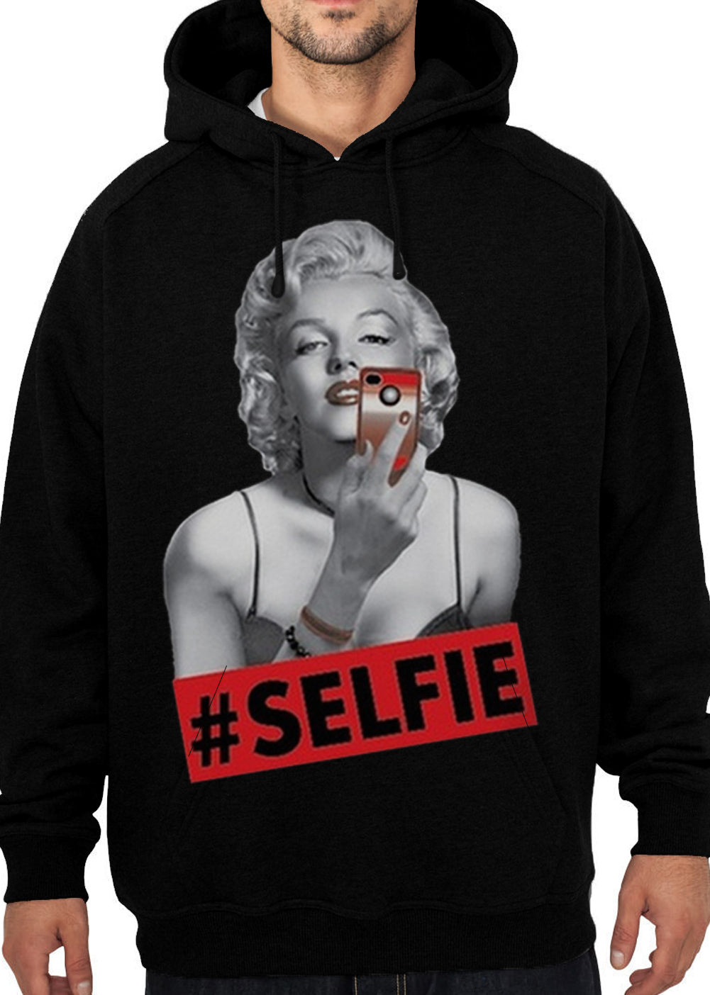 Marilyn Monroe #SELFIE Adult Hoodie