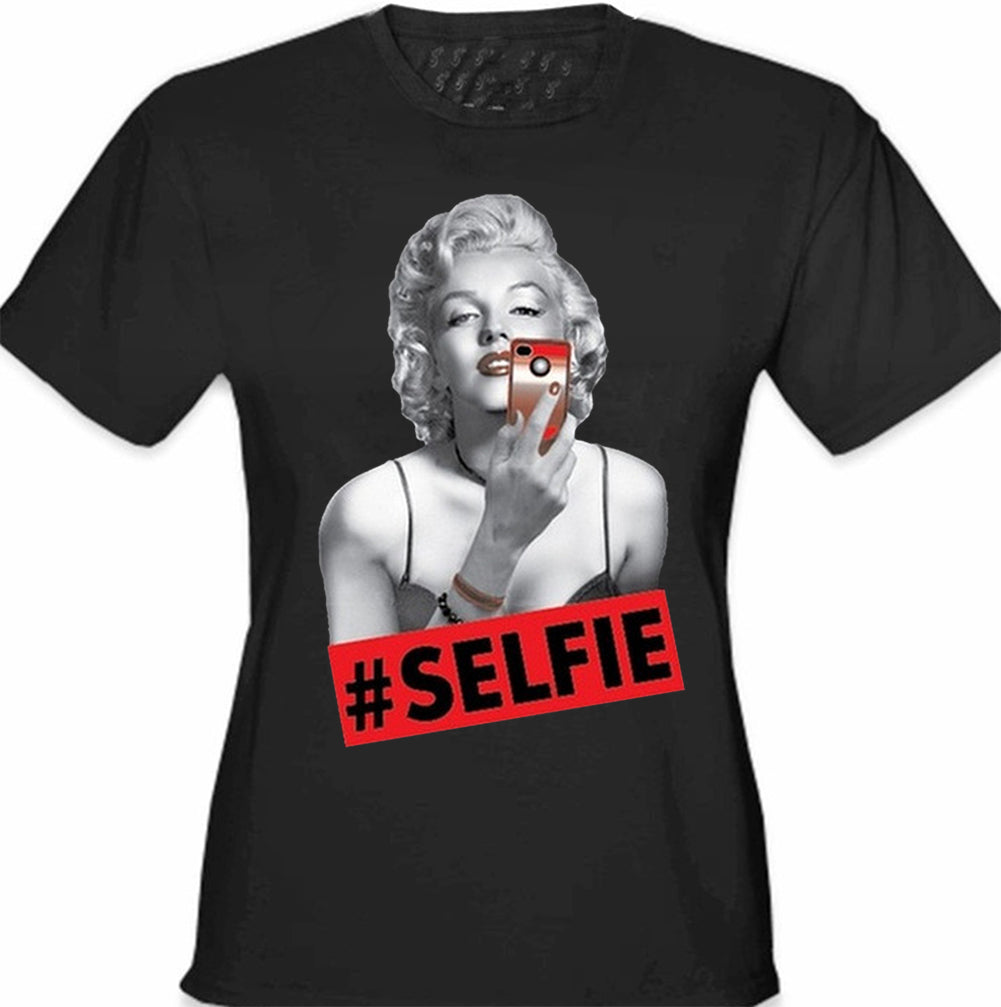 Marilyn Monroe #SELFIE Girl's T-Shirt