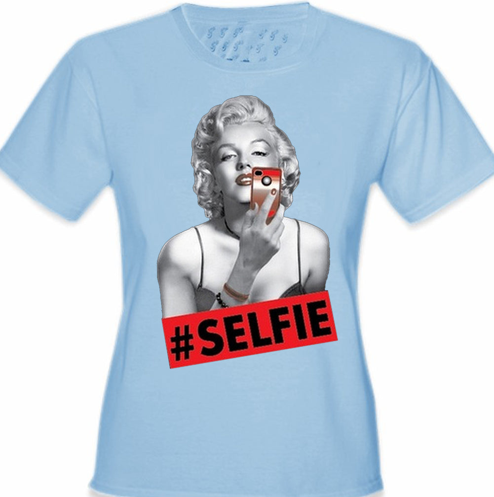 Marilyn Monroe #SELFIE Girl's T-Shirt