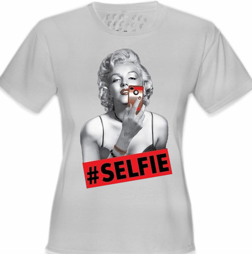 Marilyn Monroe #SELFIE Girl's T-Shirt