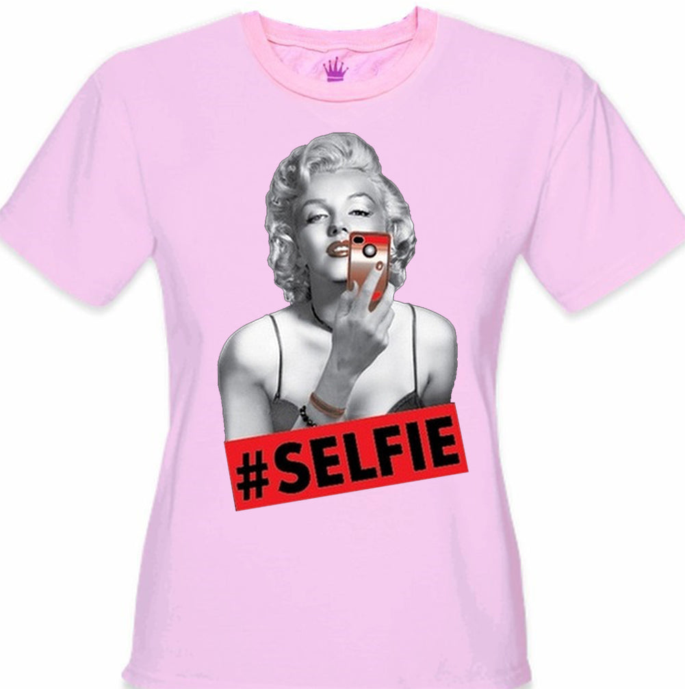 Marilyn Monroe #SELFIE Girl's T-Shirt