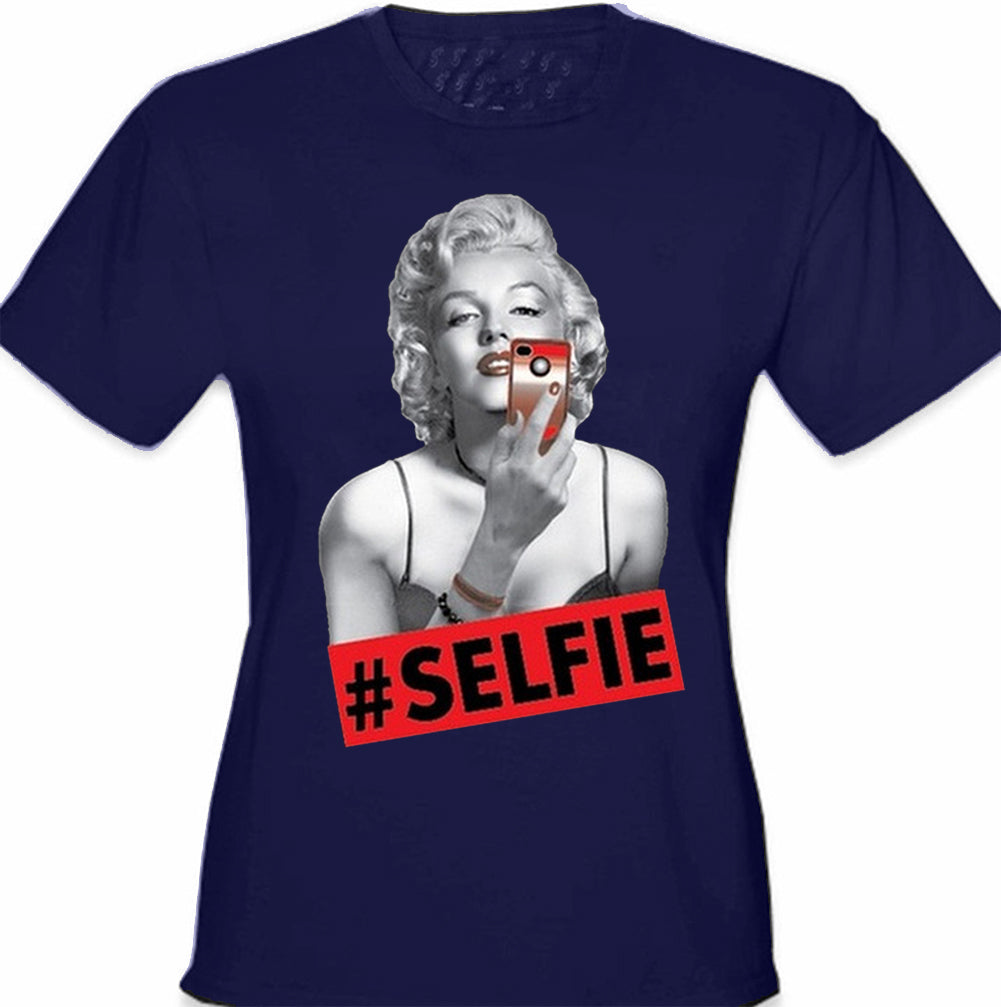 Marilyn Monroe #SELFIE Girl's T-Shirt