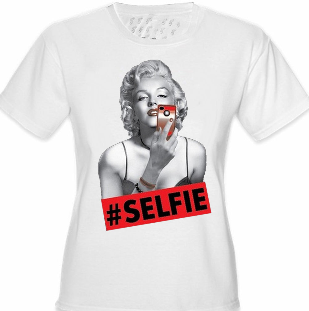 Marilyn Monroe #SELFIE Girl's T-Shirt
