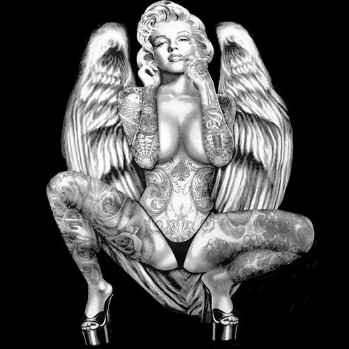 Marilyn Monroe Sexy Angel Wings Men's T-Shirt