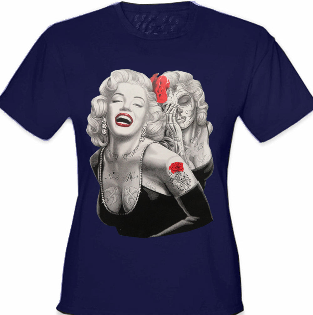 Marilyn Monroe Smile Now Cry Later Girl's T-Shirt
