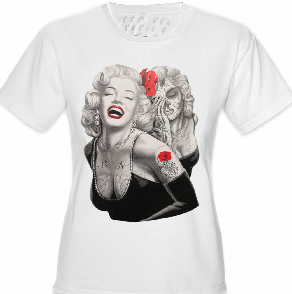 Marilyn Monroe Smile Now Cry Later Girl's T-Shirt