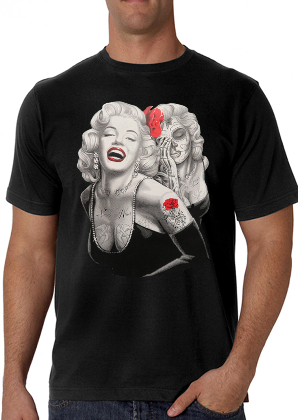 Marilyn Monroe Smile Now Cry Later Men's T-Shirt