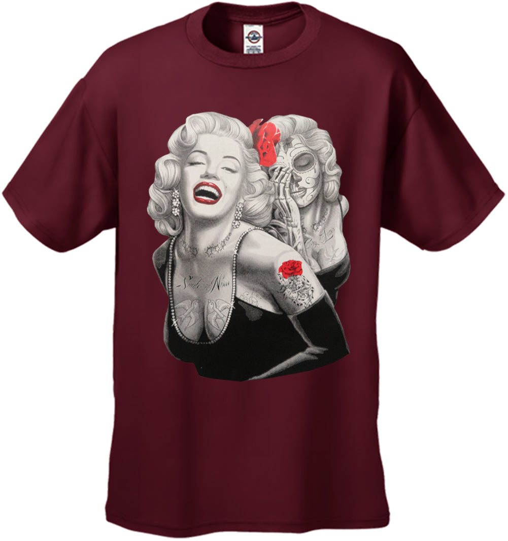 Marilyn Monroe Smile Now Cry Later Men's T-Shirt
