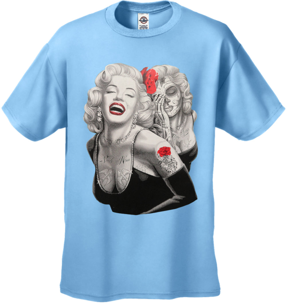 Marilyn Monroe Smile Now Cry Later Men's T-Shirt