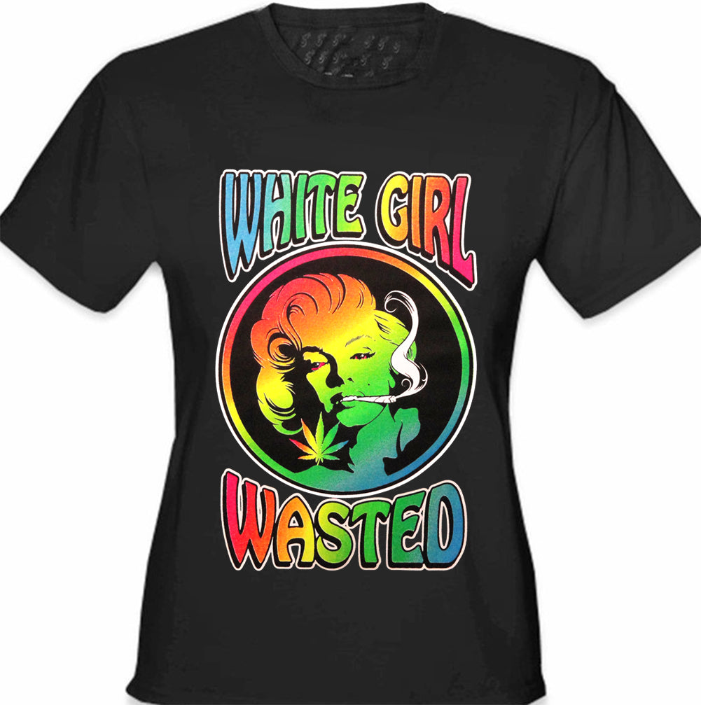 Marilyn Monroe - White Girl Wasted Girl's T-Shirt