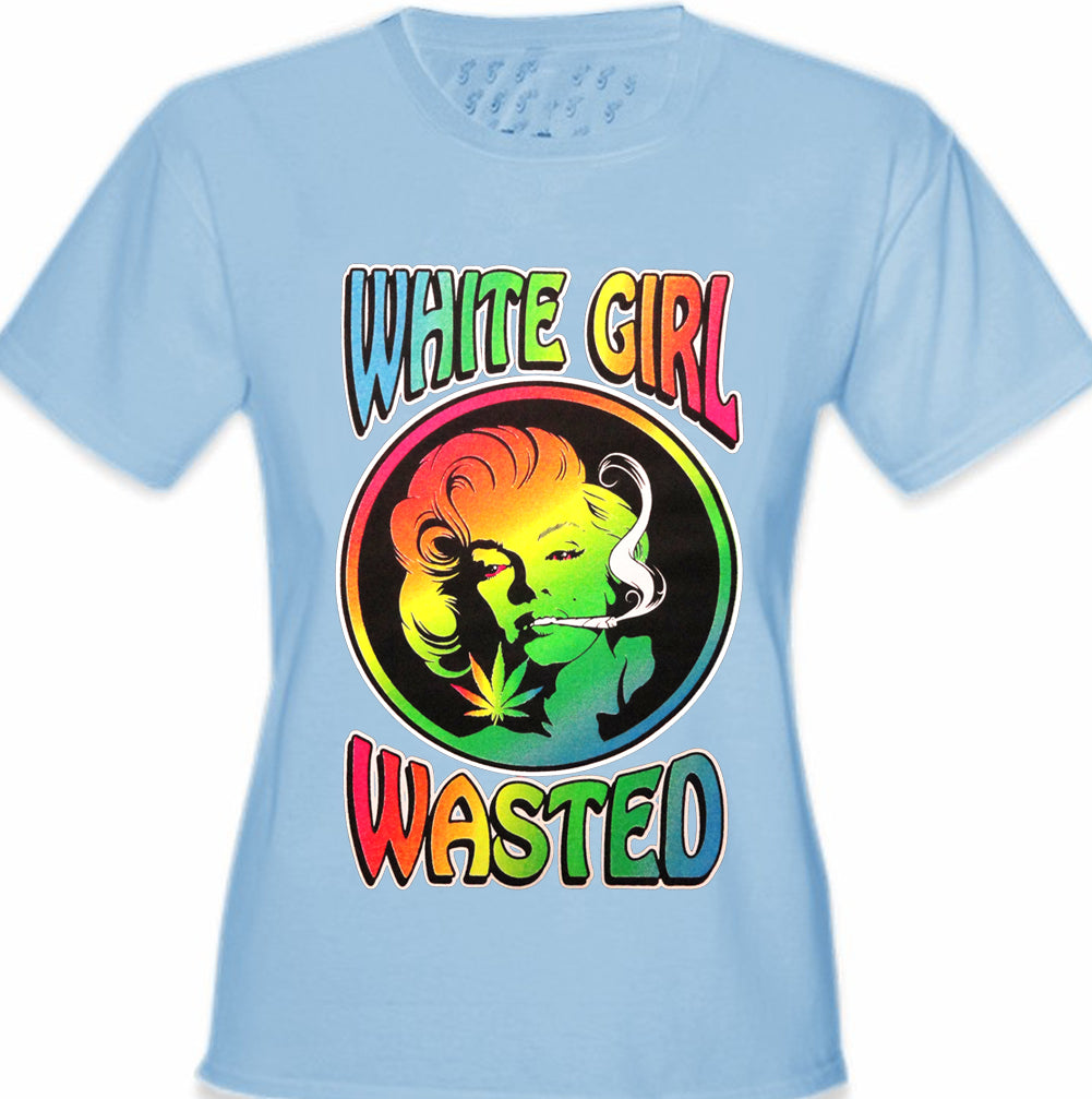 Marilyn Monroe - White Girl Wasted Girl's T-Shirt