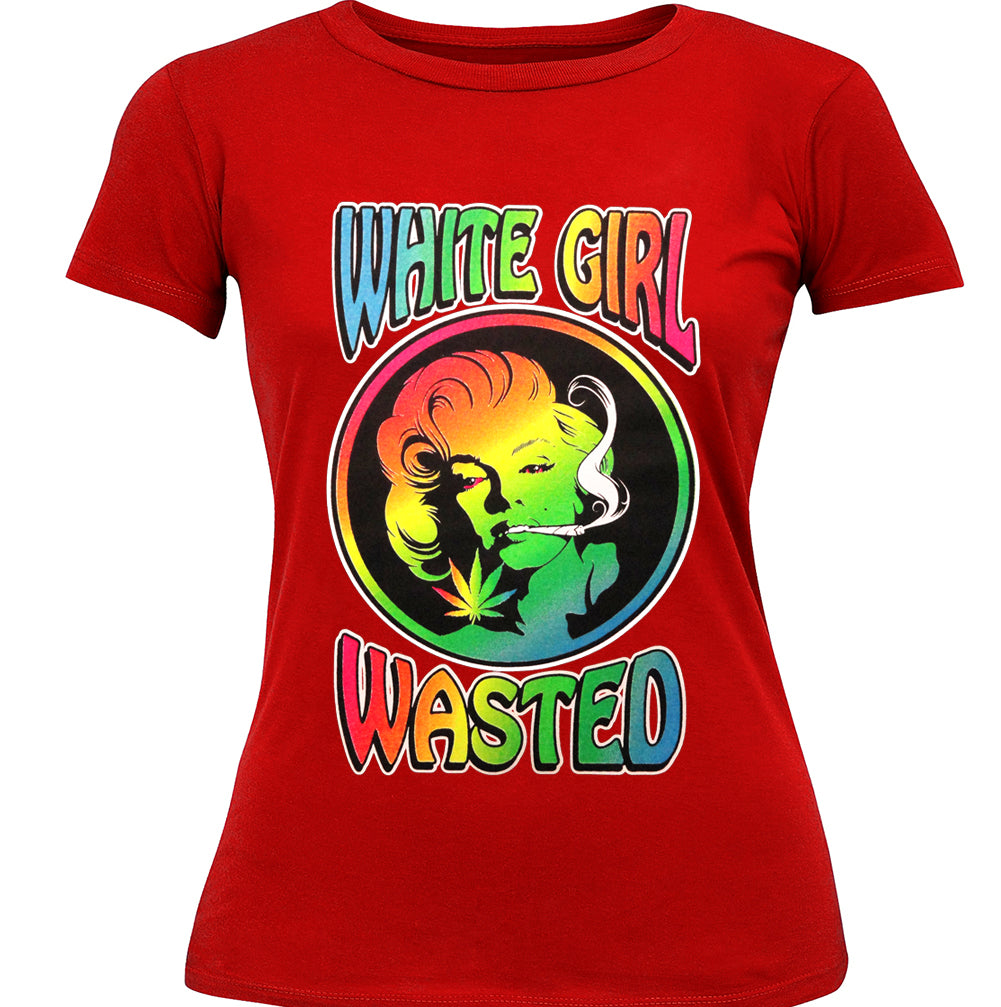 Marilyn Monroe - White Girl Wasted Girl's T-Shirt