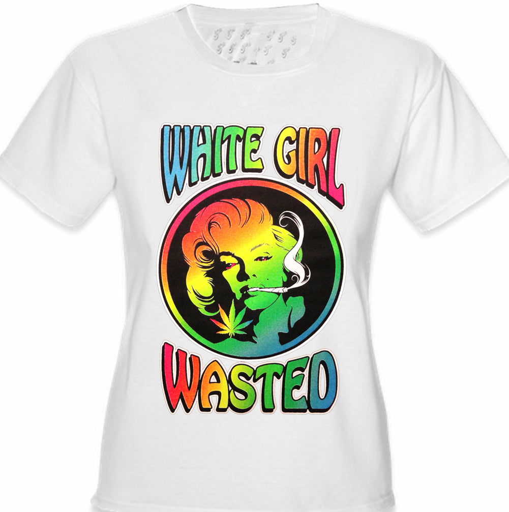 Marilyn Monroe - White Girl Wasted Girl's T-Shirt