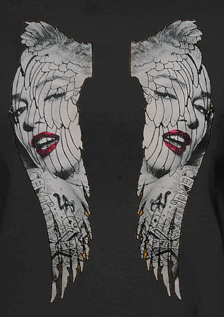 Marilyn Monroe Wings Girls T-Shirt