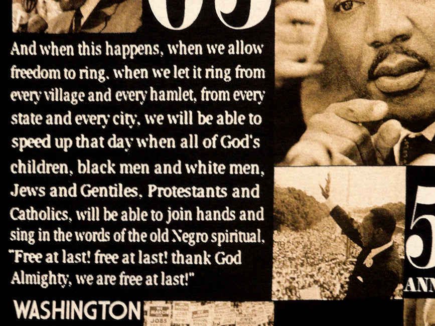 Martin Luther King Anniversary T-Shirt (Men's)