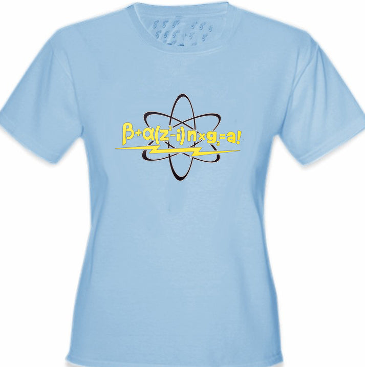 Math Equation From Girl's T-Shirt