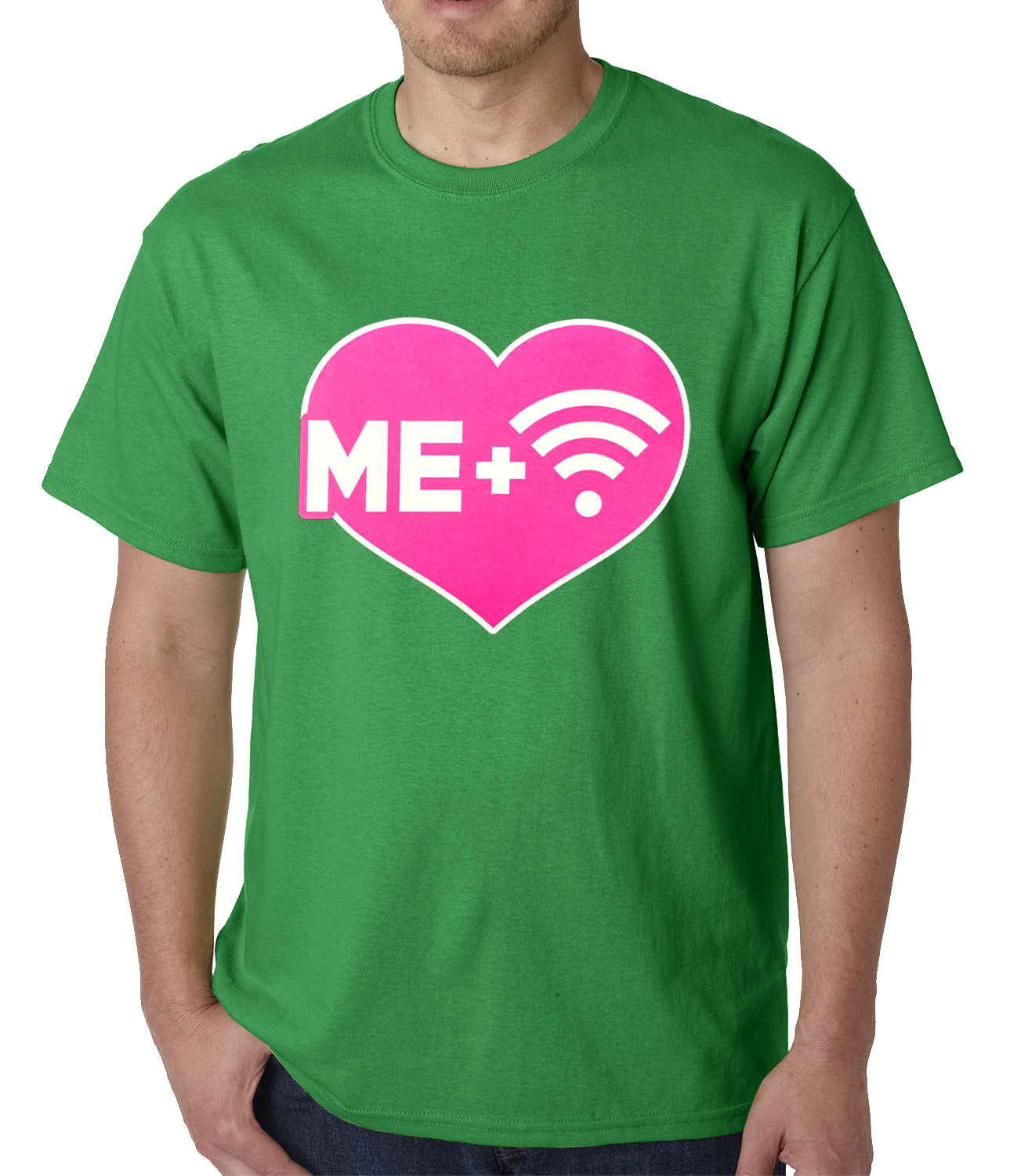 Me + Wifi = <3 Mens T-shirt