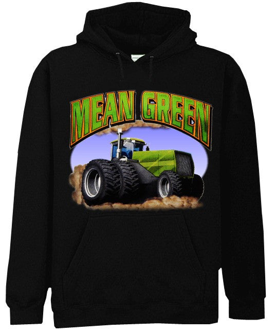 Mean Green Farming Machine Hoodie